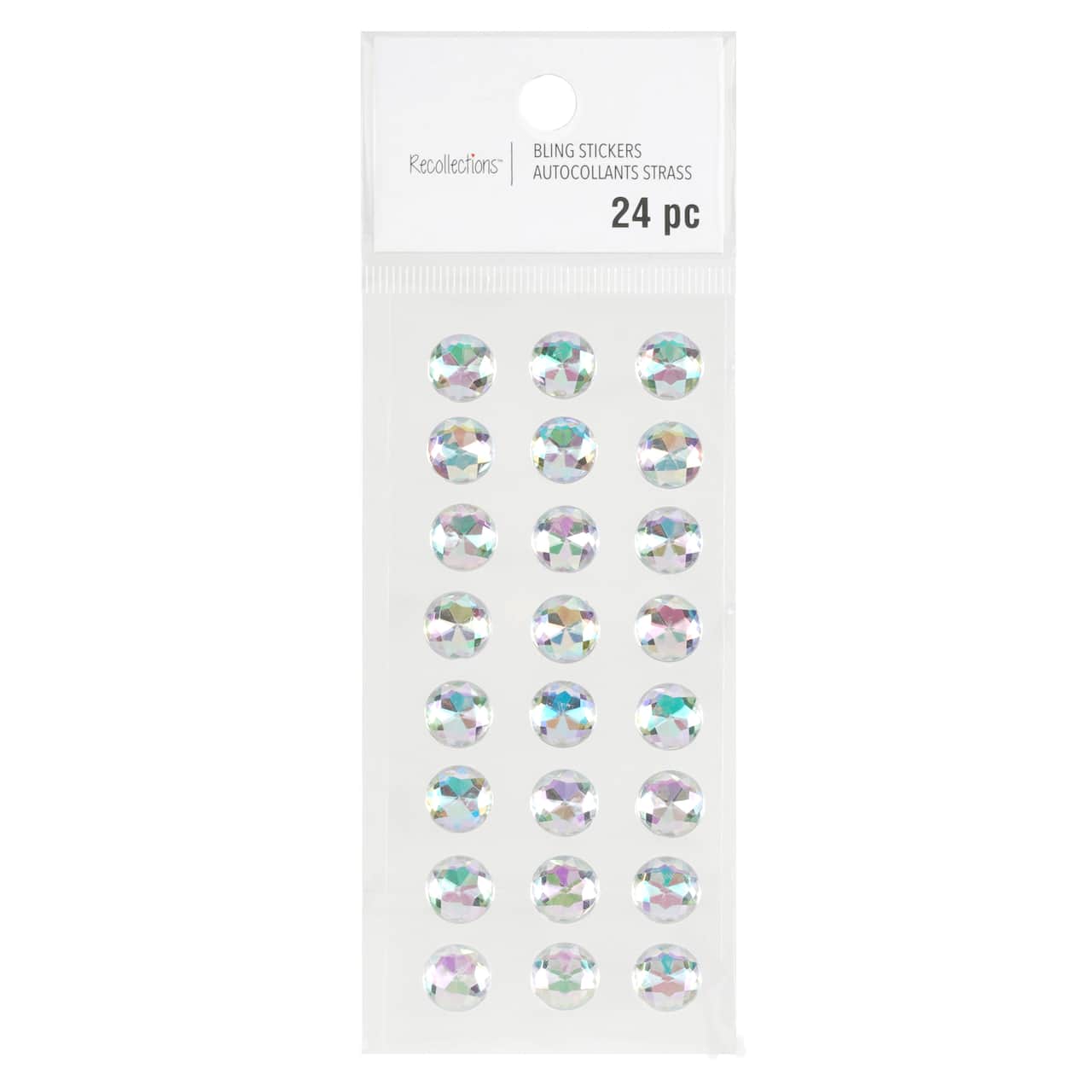 Clear Round Rhinestone Stickers by Recollections&#x2122;